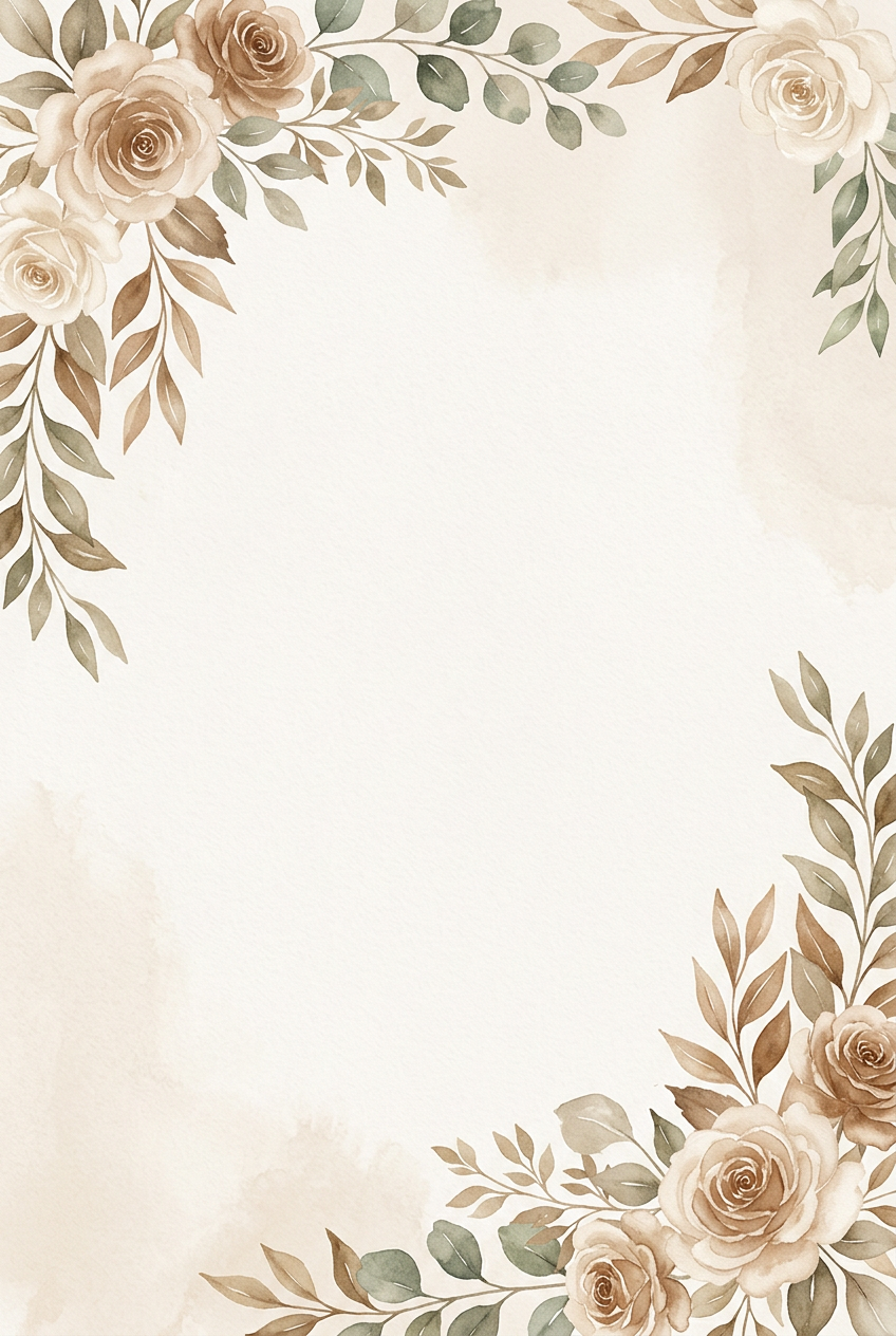 Floral beige
