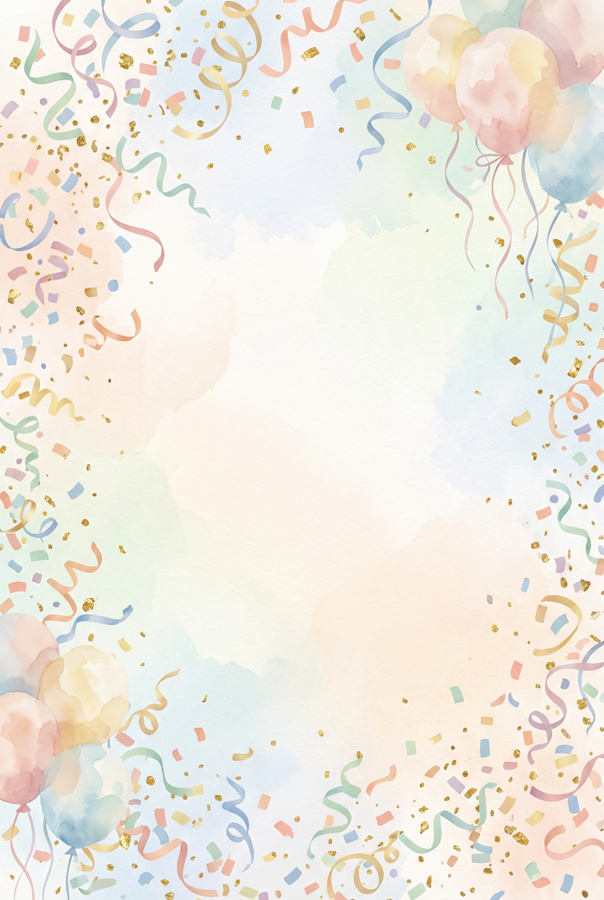 Confetti pastel