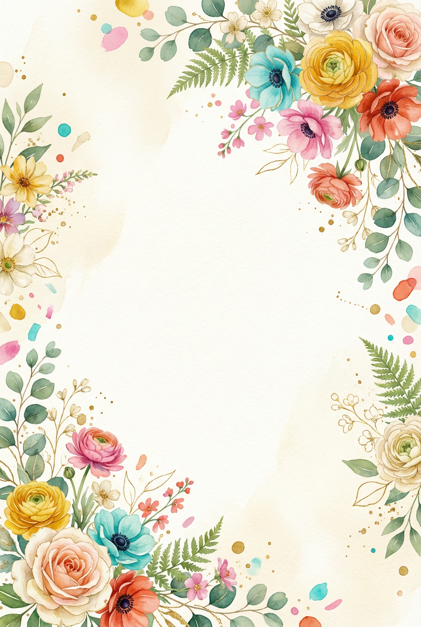 Floral confetti