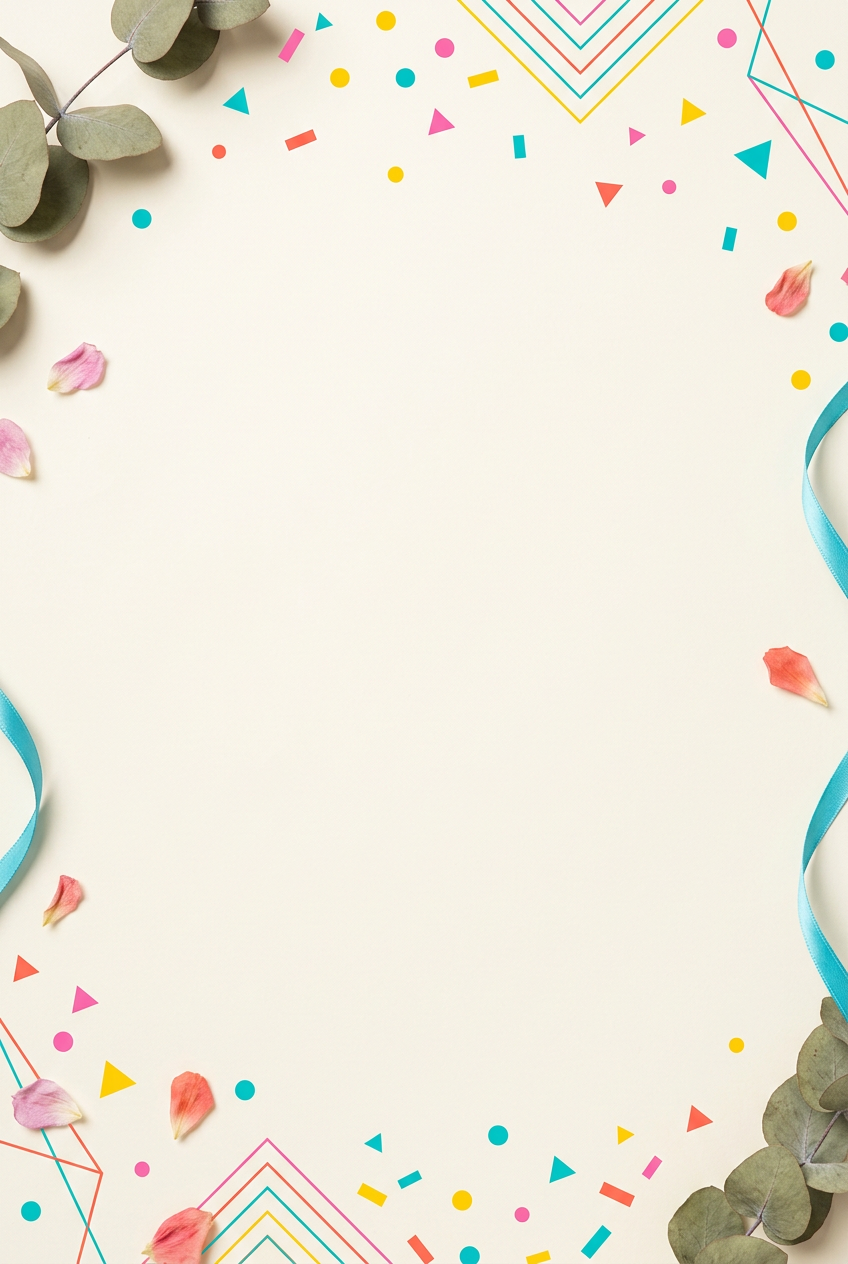 Modern confetti