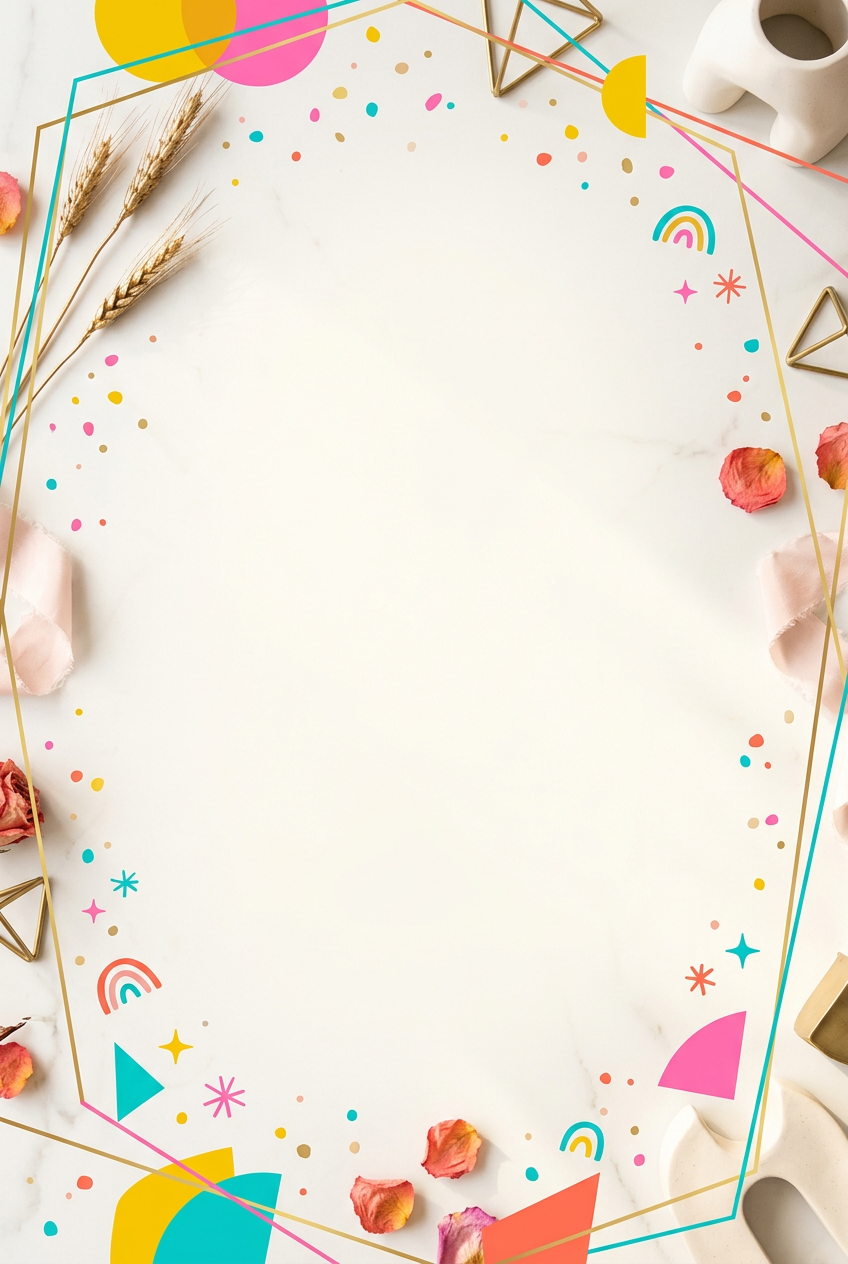 Modern confetti
