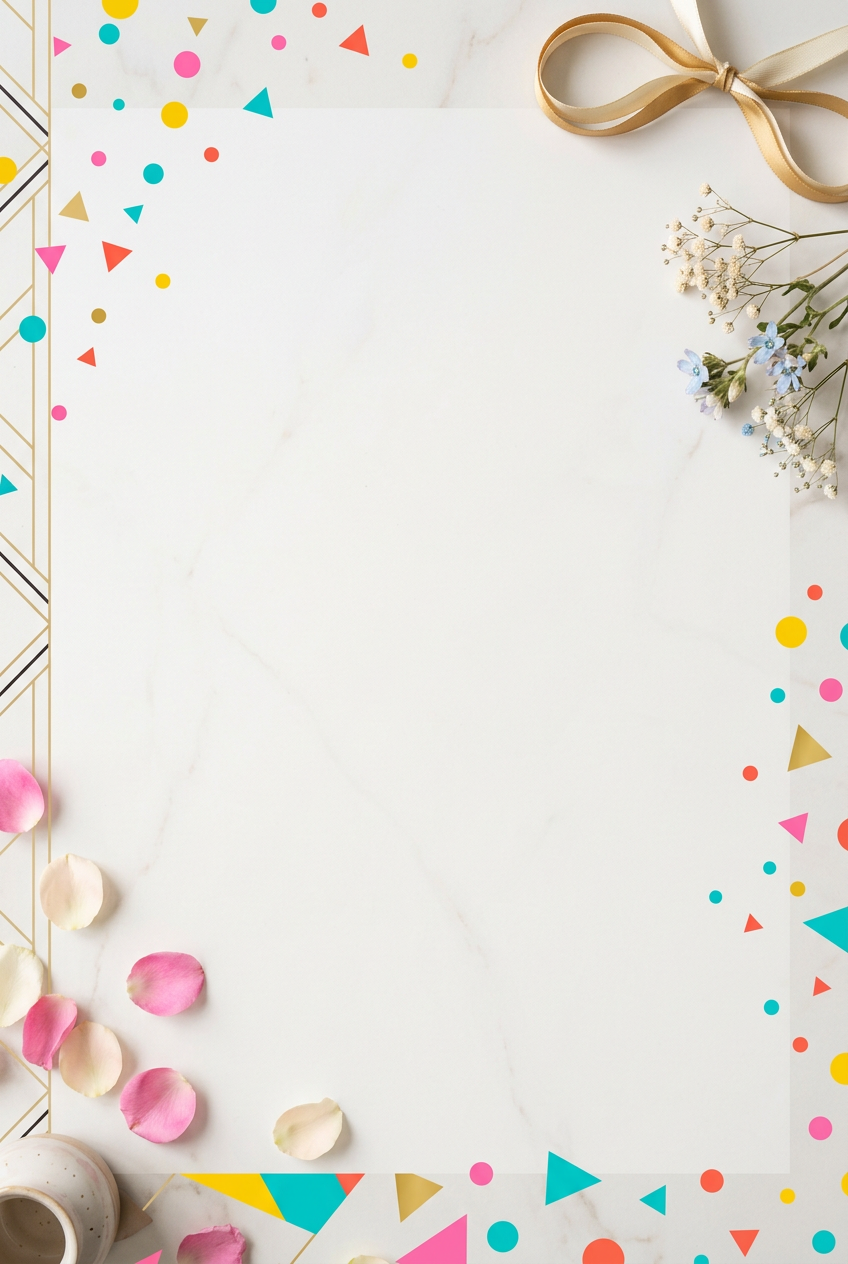Modern confetti