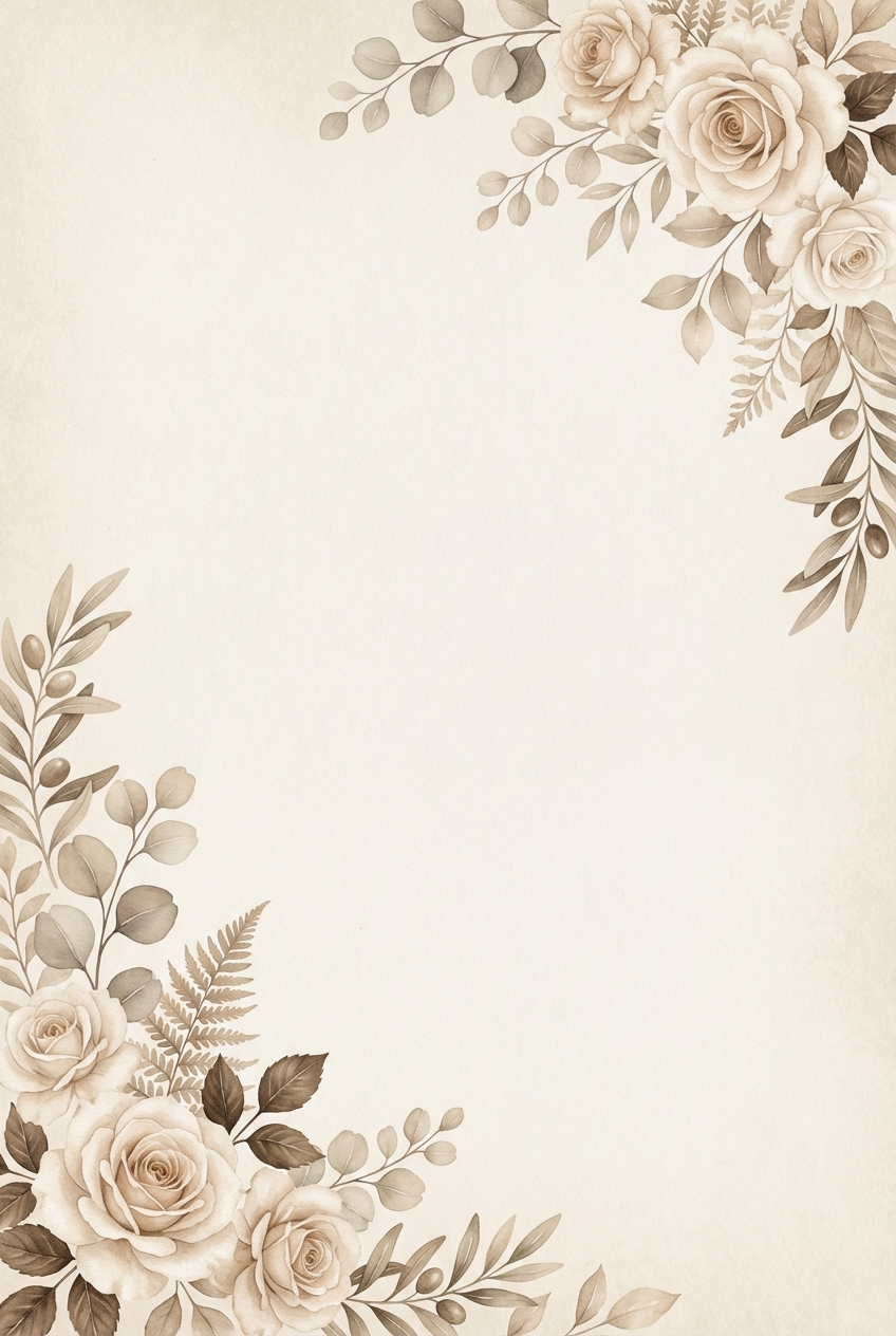 Floral beige